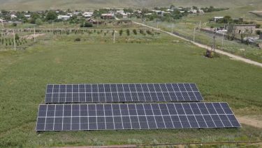 Արևային կայան Լոռու մարզ, Արվետ գազալցակայանում