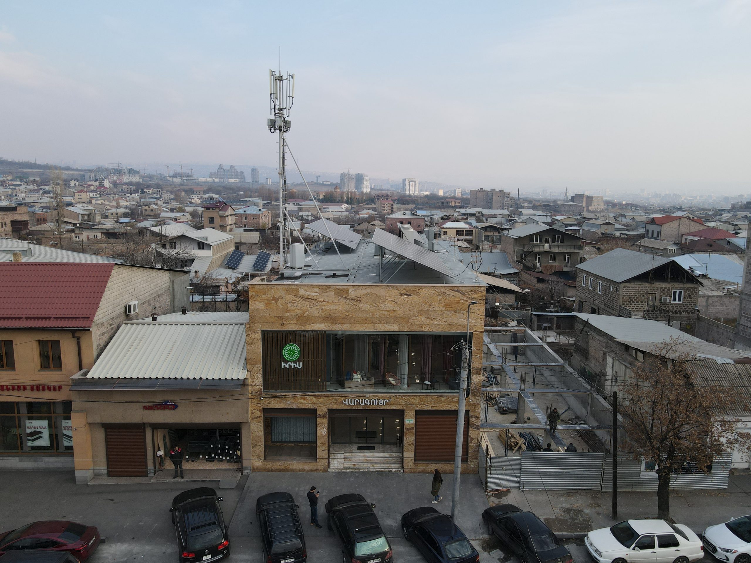 Արևային կայան վարագույրների խանութ-սրահի համար
